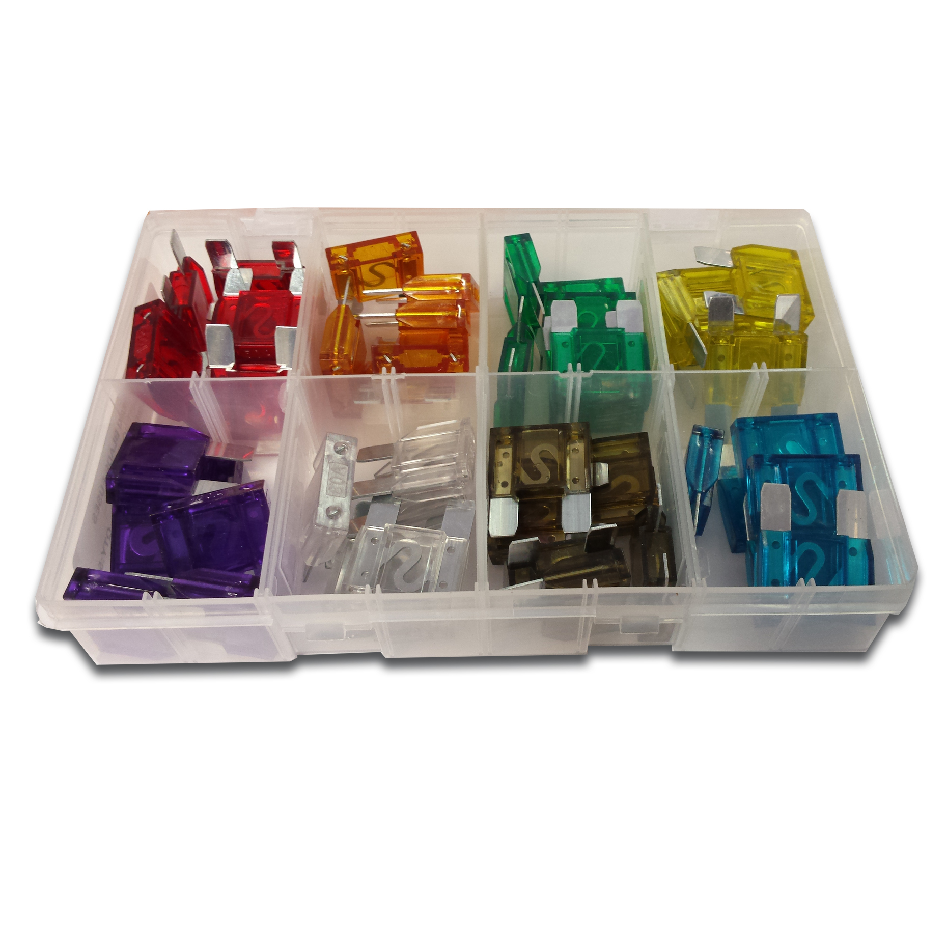 Assorted Maxi Blade Fuses Box 50pc