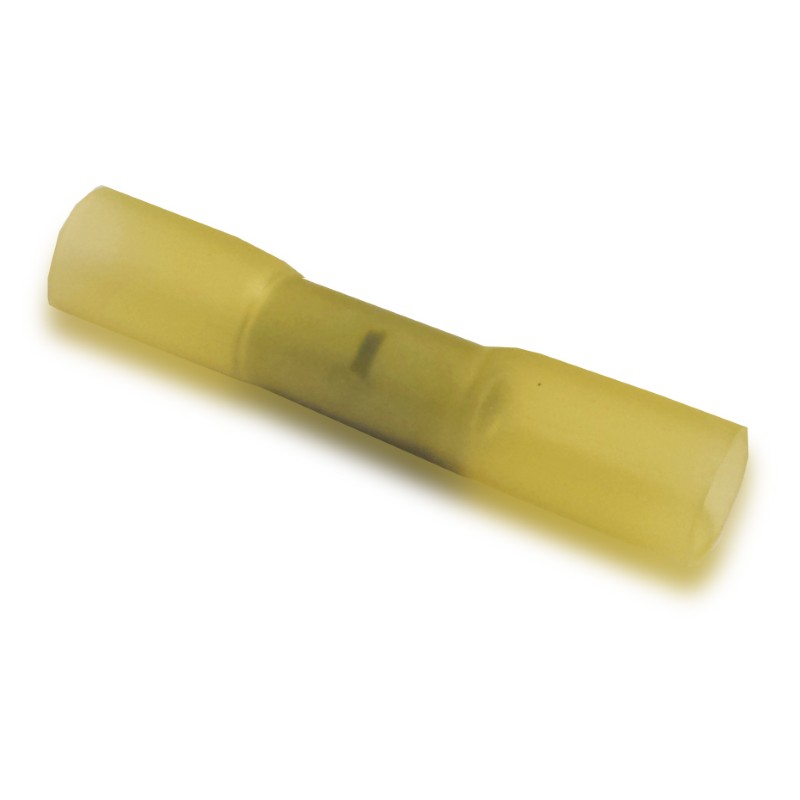 Yellow Adv-Lined H/Shk Butt Tmnls Pk1000