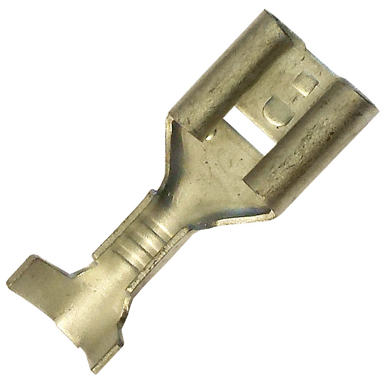 Unins 6.3mm Fem Spade 1.5mm2 Cable Pk100