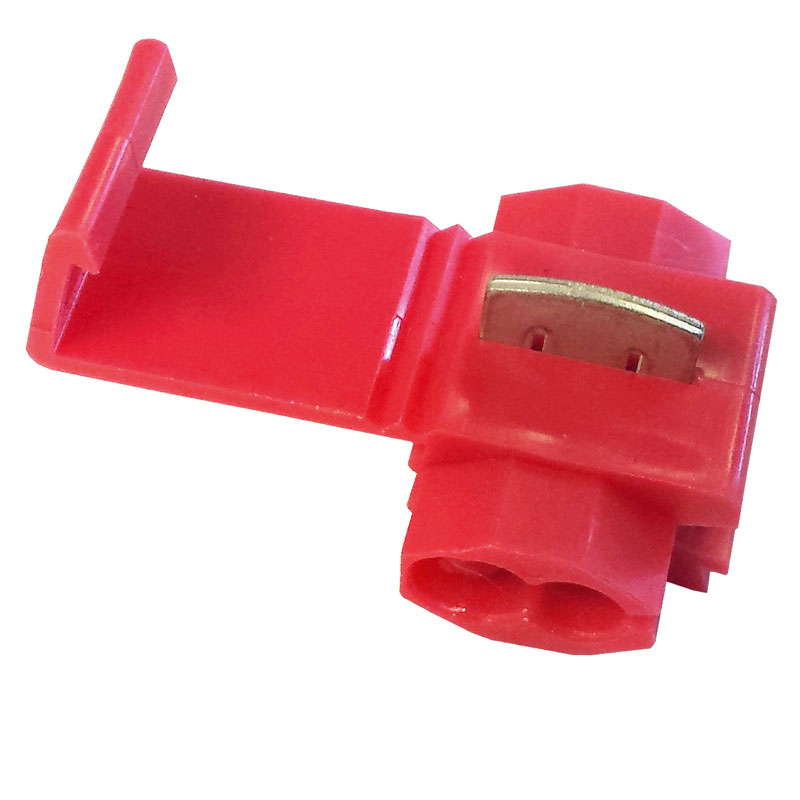 Red Snap-Lock Low Voltage Connector Pk100