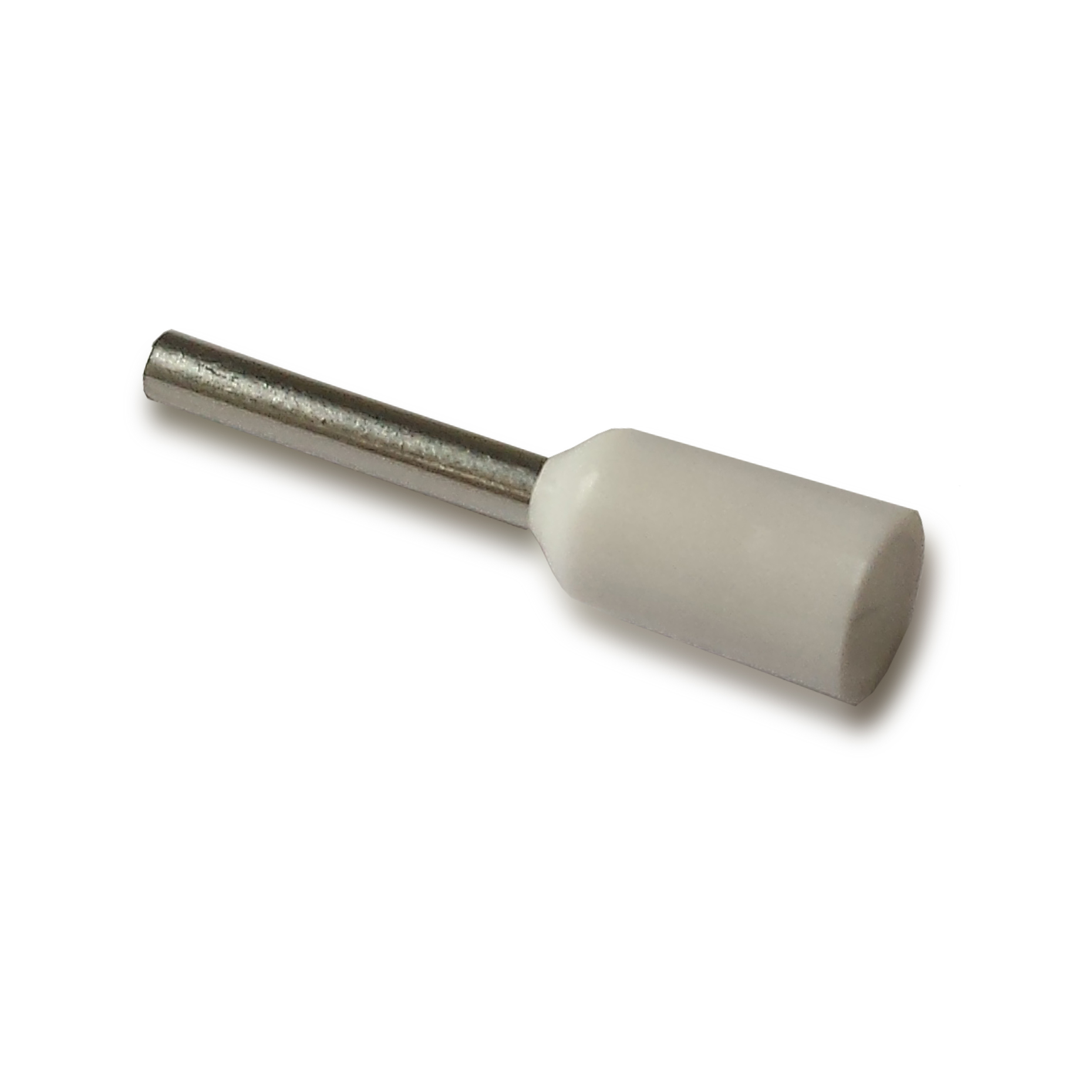 Sgl Cd/End Tnl 0.75mm2 x8.0mm White Pk100Single Cord End Terminal Ferrule x100