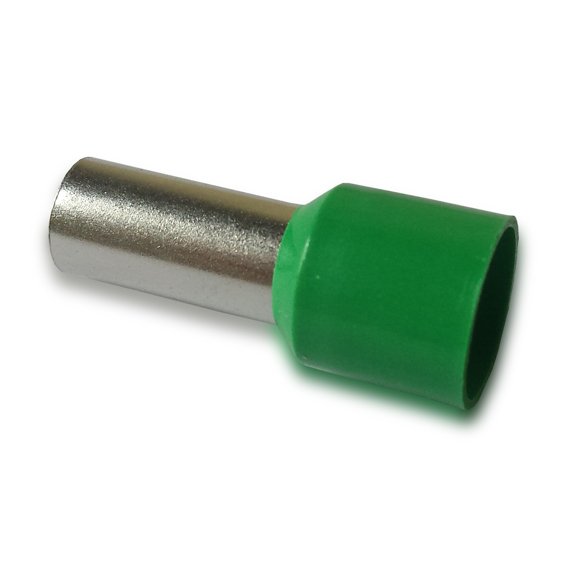 Sgl Cd/End Tnl 16.0mm2 x12.0mm Green Pk100Single Cord End Terminal Ferrule x100