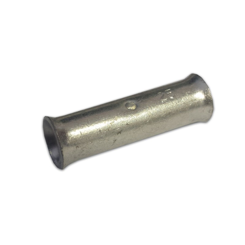 Copper Butt Terminal 10mm2 x 4.5mm Pk25