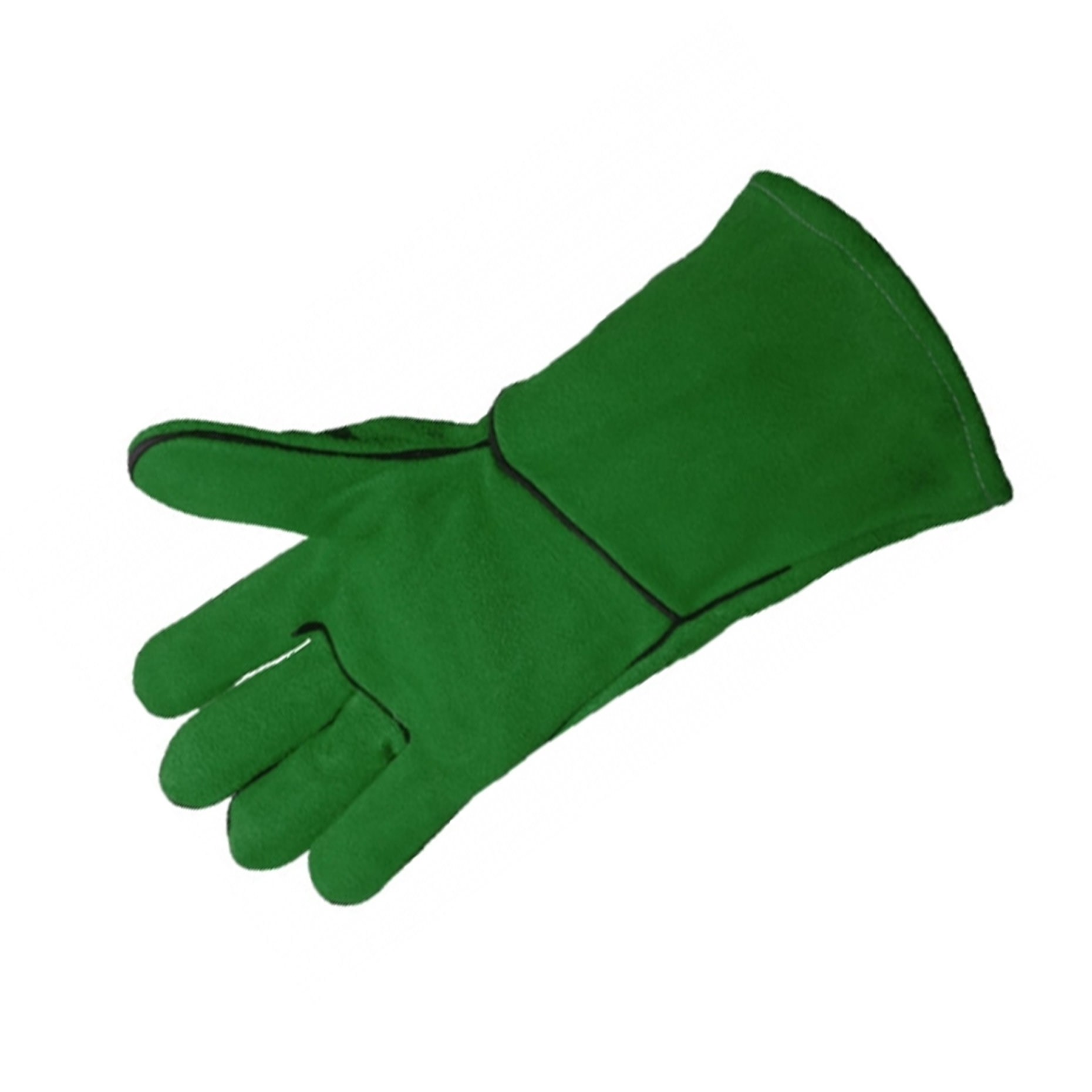 Blue Welding Gauntlet One Size 1 Pr