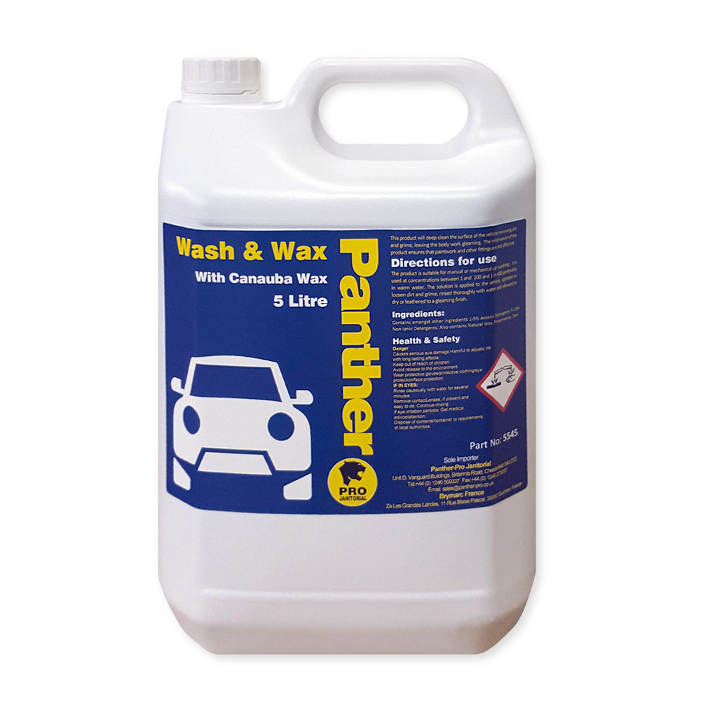 P-Pro Wash & Wax 5Ltr Qty1 5 Litre