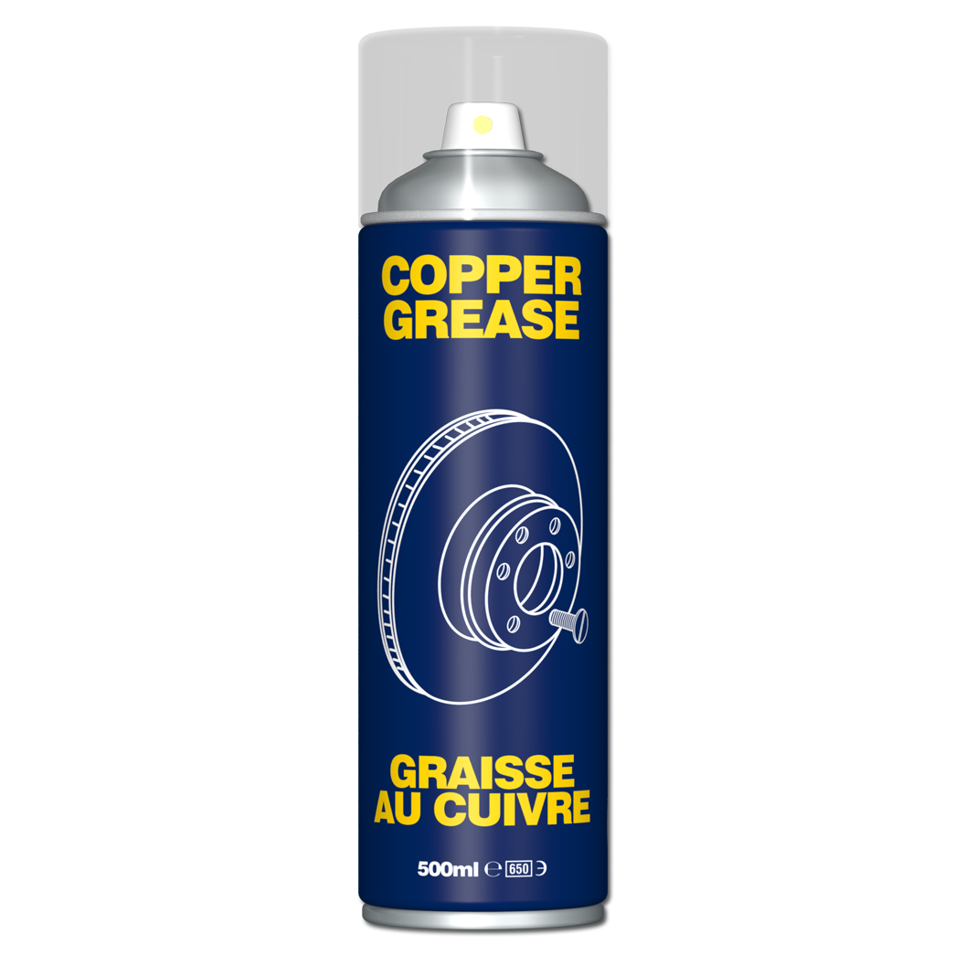 Pk6 500ml Copper Grease 6x 500ml Aerosol / UN1950