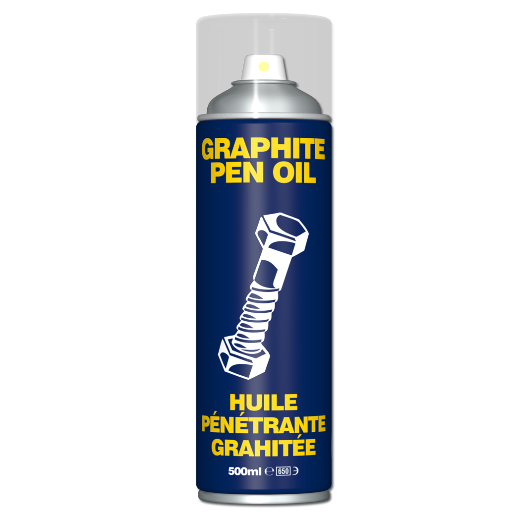 Pk6 500ml Graphite Penetrating Oil 6x 500ml Aerosol / UN1950