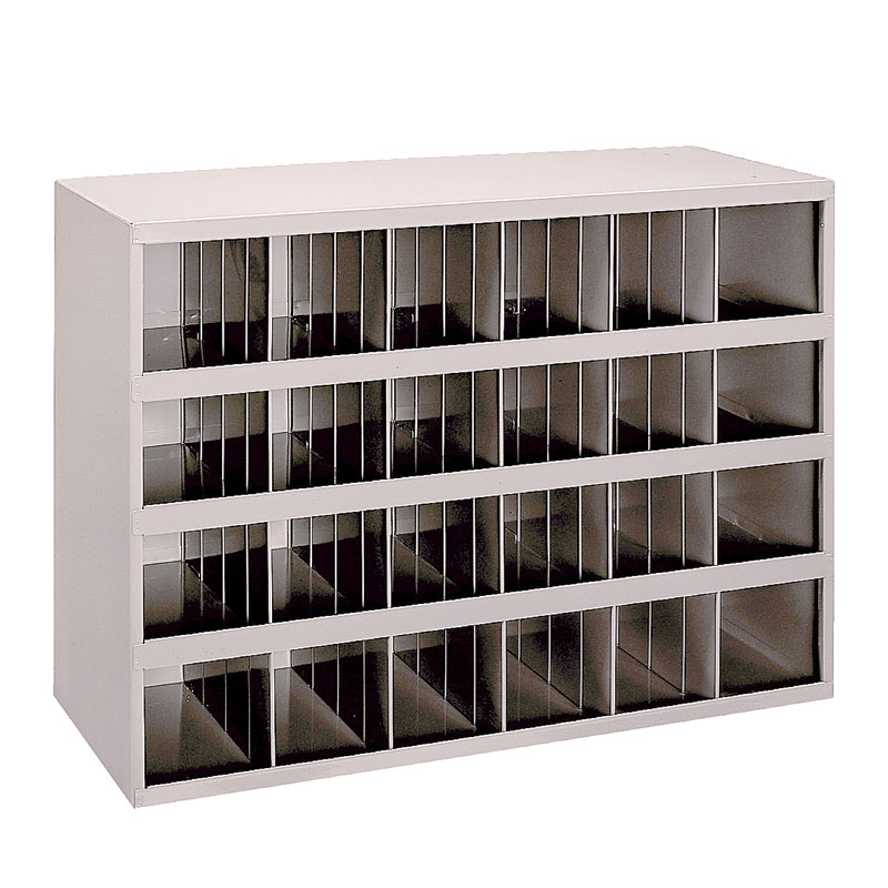 24 Compartment Bin Rack Pk1W=33in. D=12in. H=23in. / 24 Bin