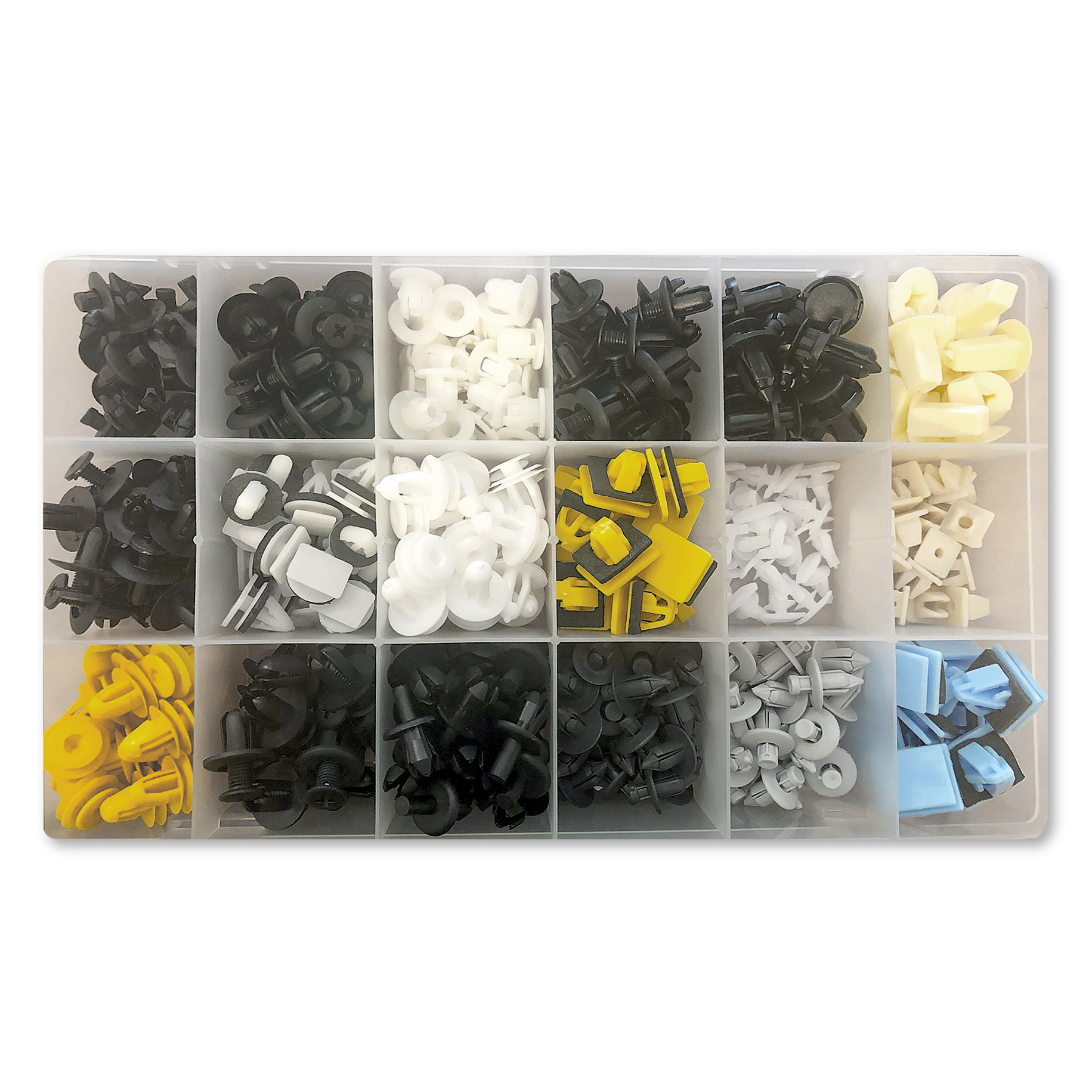Asstd Asian Vehicle Trim Fixings Box375pc