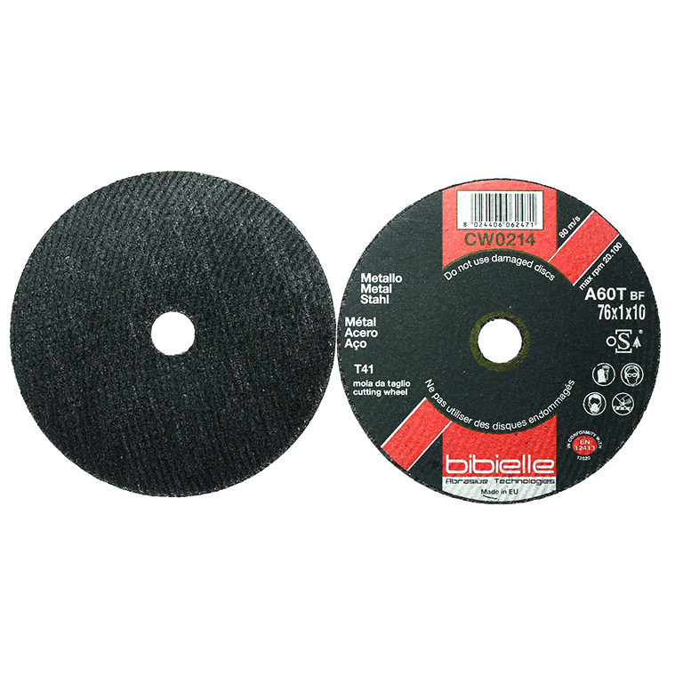 Flat Metal Cutting Disc 76x 1.0x10mm Pk50