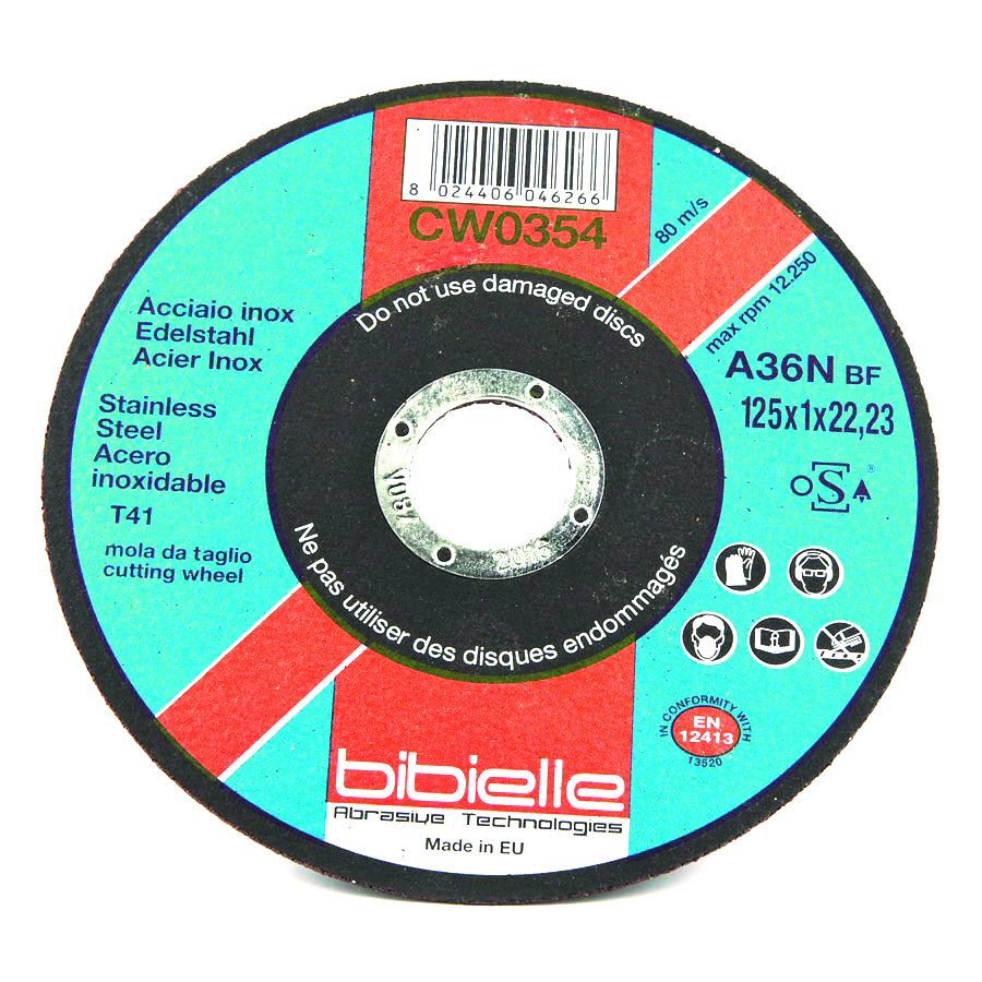 Extra Thin Inox CutDisc 115x1.0x22mm Pk50