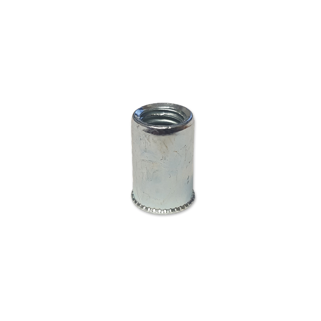 M10 Thin Sheet Threaded Insert Pk50Zinc Plated Steel