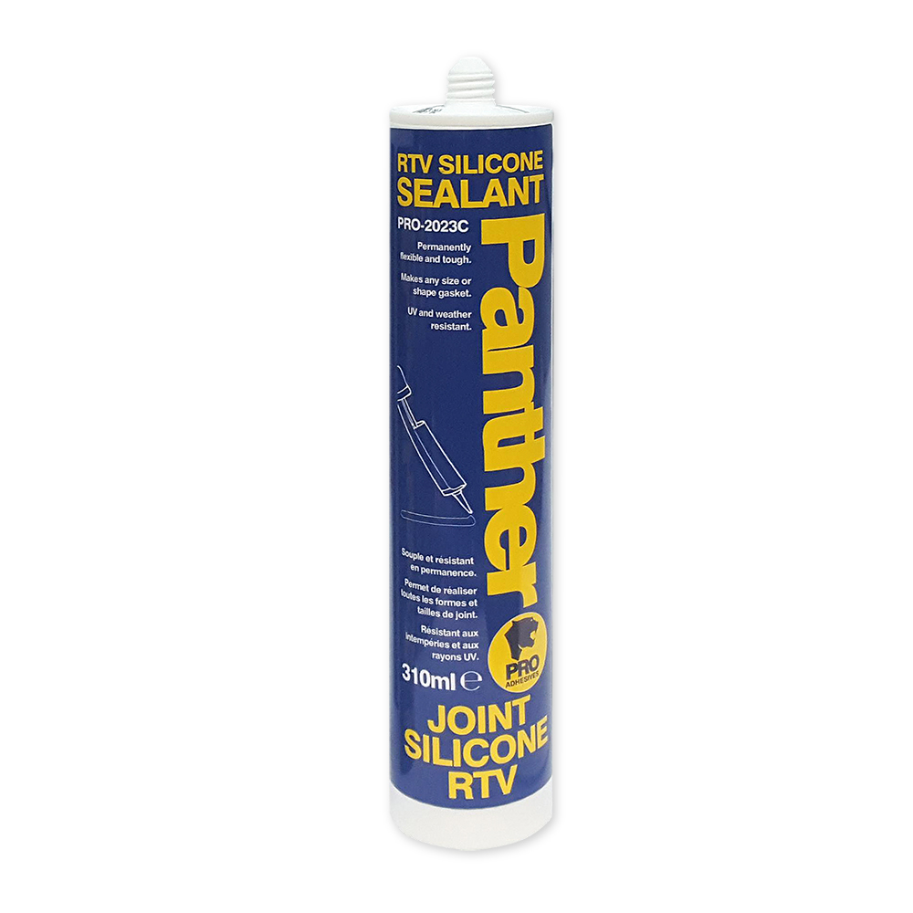RTV Silicone Sealant CLEAR 310ml  Pk3 Panther-Pro  310ml Cart