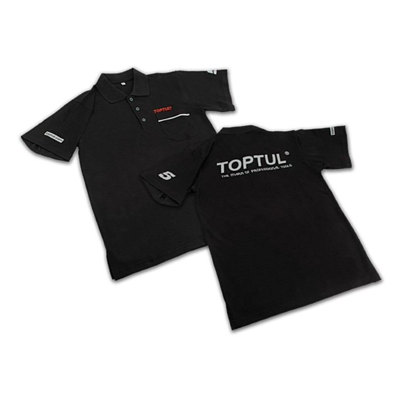 Toptul Summer PoloShirt (All Black) XLarge