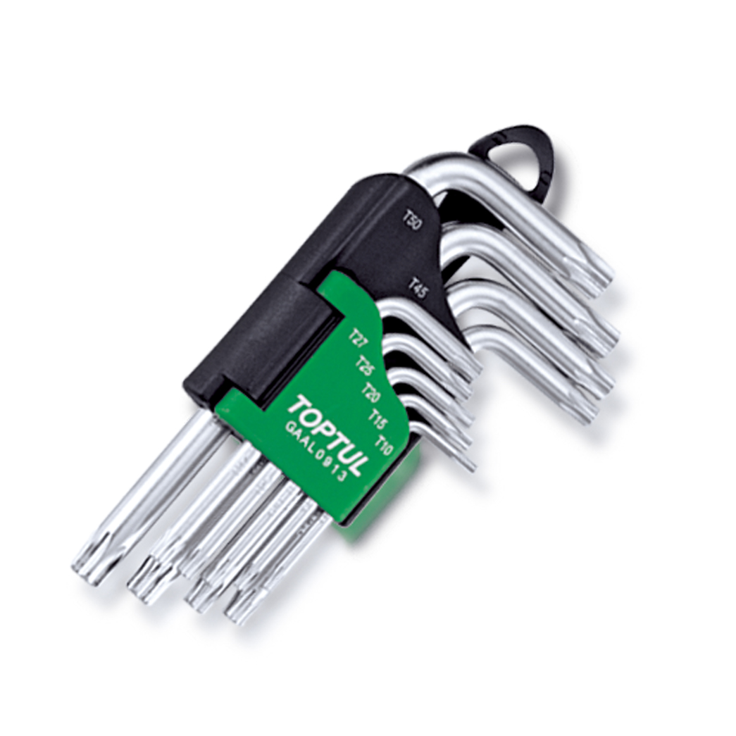 9 Pce Short Star Key Wrench Set