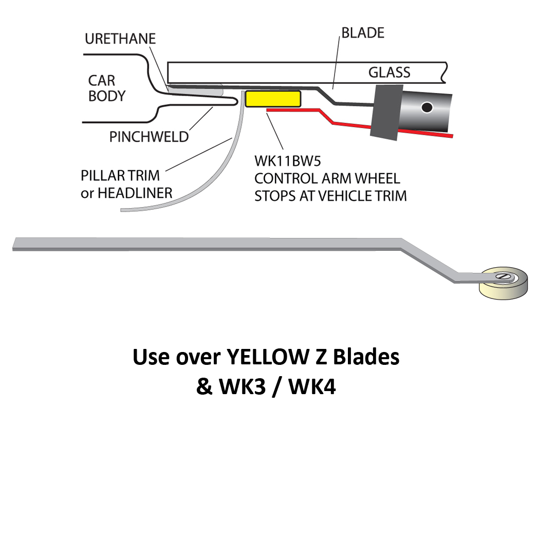 BTB Controller Arm with Teflon Roller