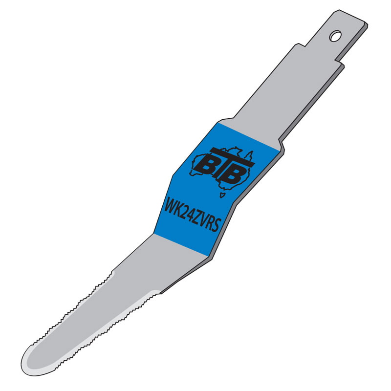 BTB Double sided Serrated Flexible (blue)