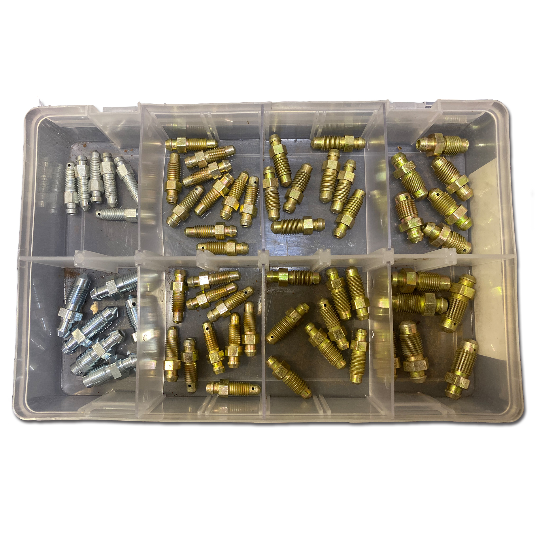 Assorted Brake Bleed Screws Box60pc