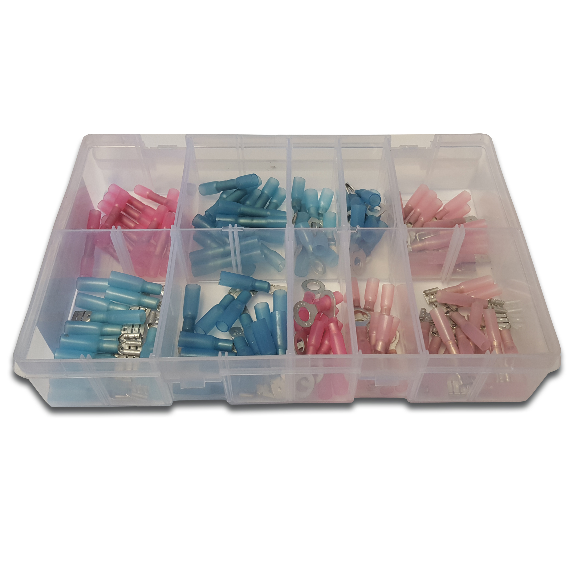 Asst Adhesive-Lined H/shrink Tmls Box130pcAdhesive Lined Heatshrink Terminals