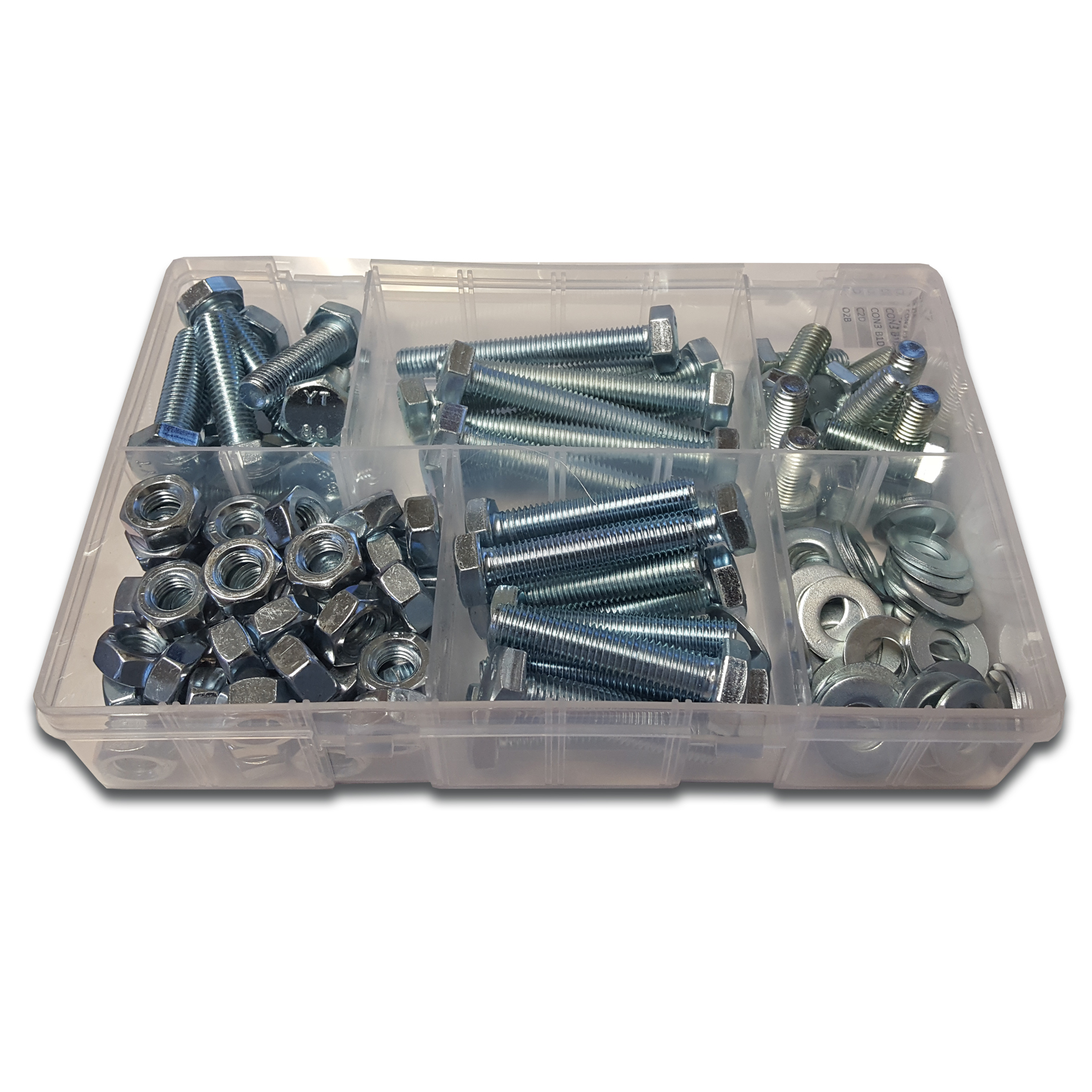 Assorted M10 Fasteners  Box145pc