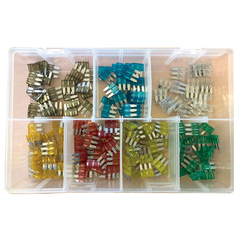 Asstd MICRO 3 Blade Auto Fuses  Box155pc