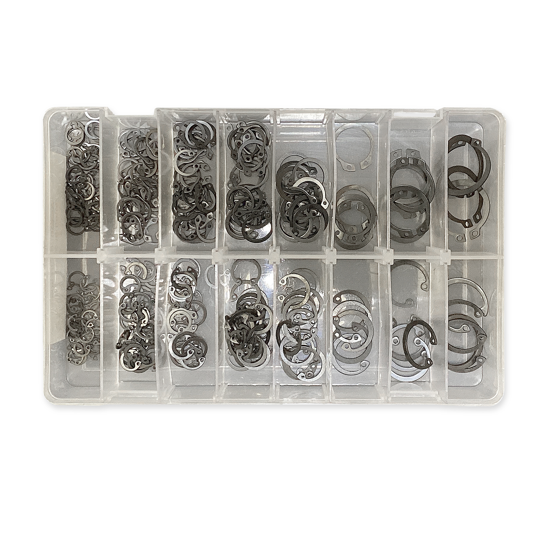 Assorted Int & Ext Circlips Box300pc