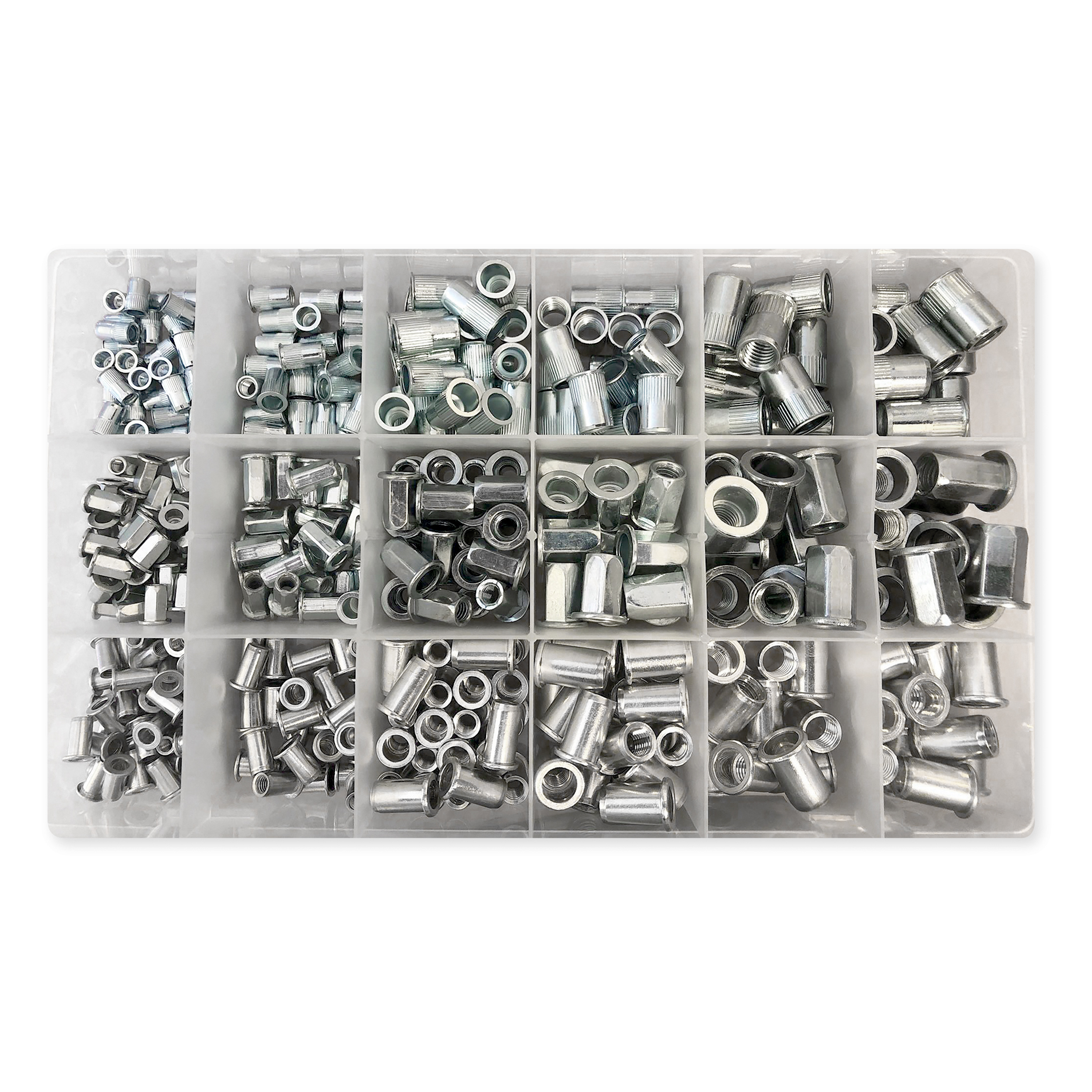 Asst Threaded Inserts M4 - M10 Box 390pc