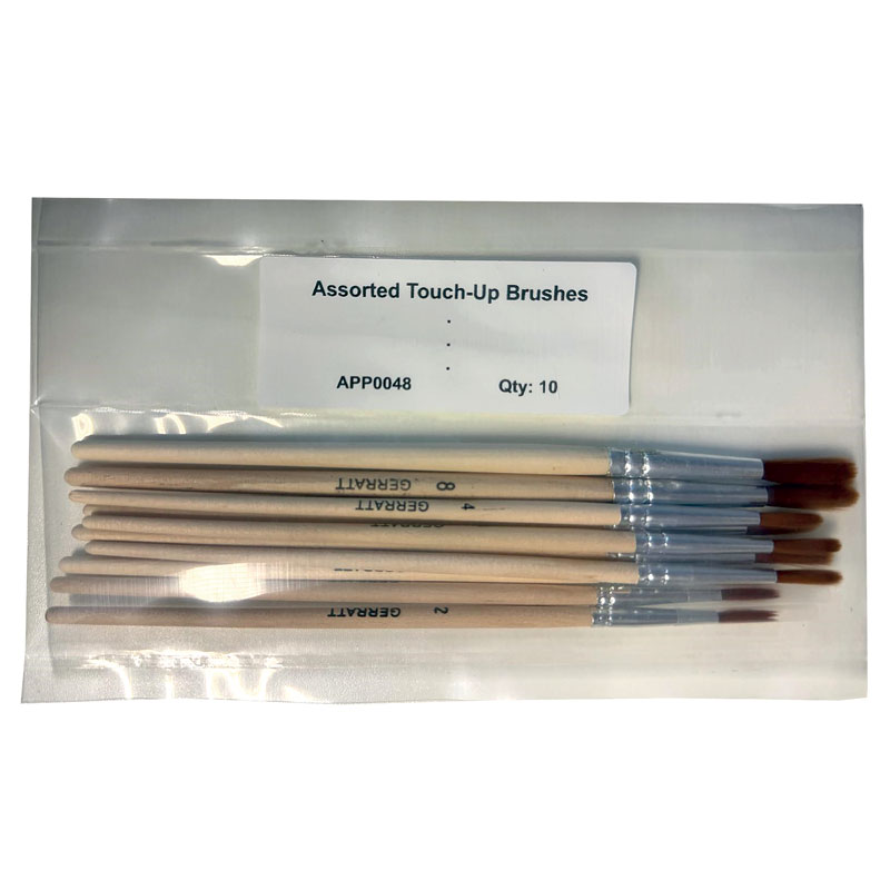Asst Pack Touch-Up Brushes Pk10