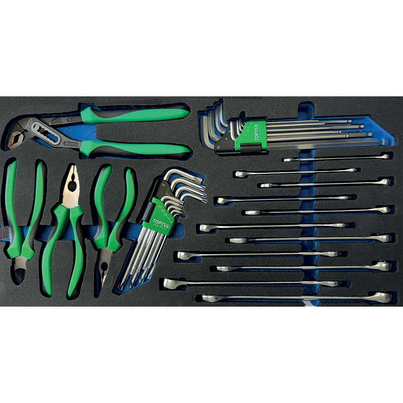 W/S Tech TOOLS Roll Cab Drawer 4 L/SetLarge Set Drawer 4575 x 380mm