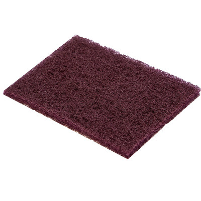 Non-Woven Hand Pad - Maroon/Medium Pk10