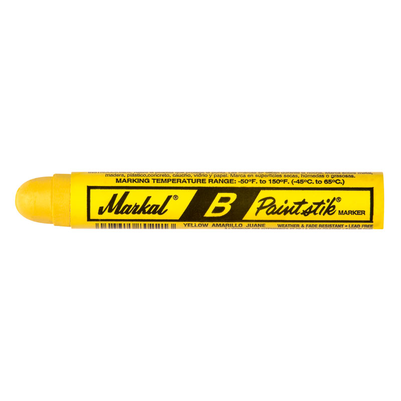 Markal B Paint Stik - Yellow  Pk12