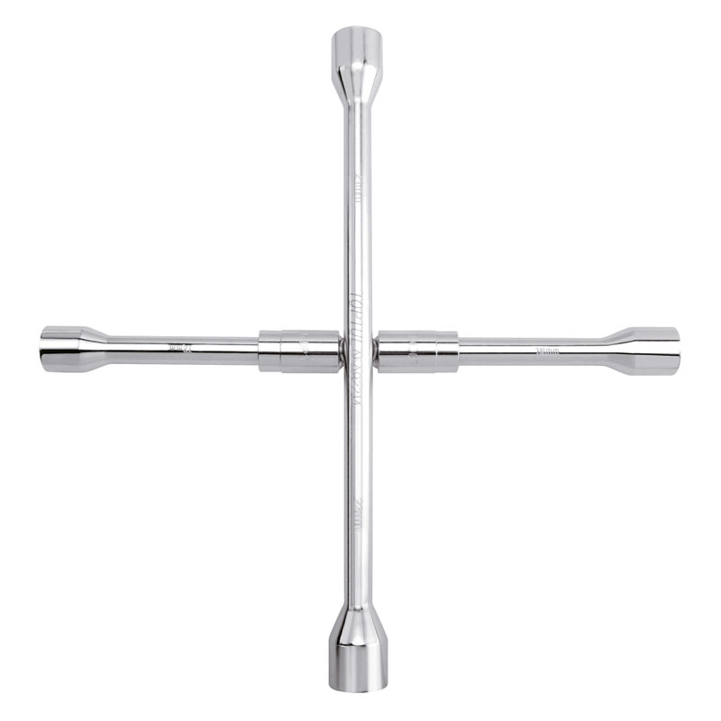 4 pce Foldable Cross Rim Wrench 14inch Lg17x19x21x22mm