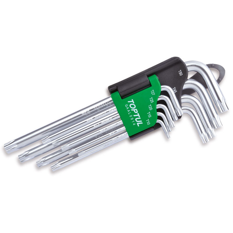 9 Pce Long Star Key Wrench Set