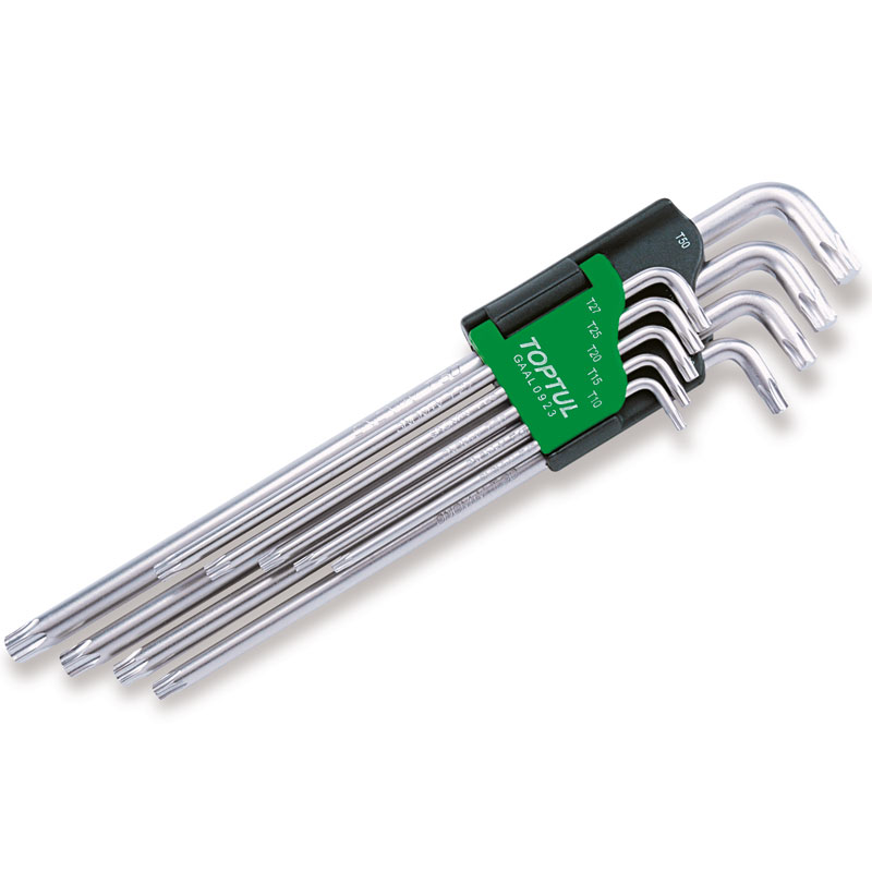 9 Pce Extra Long Short Neck Star Key Set T101520252730404550