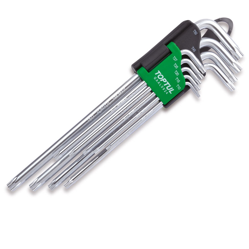 9 Pce Extra Long Star Key Set T101520252730404550