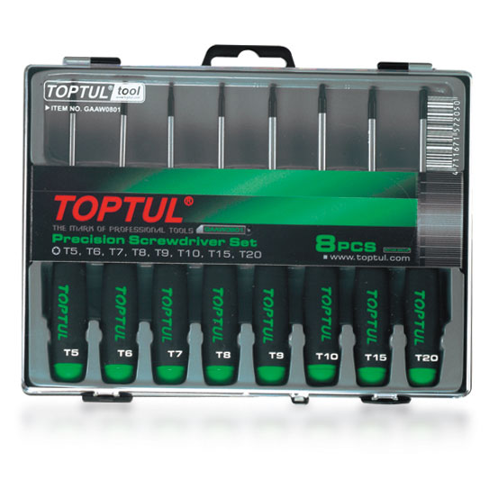 8 Pce Star Precision Screwdriver Set