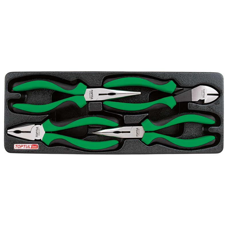 4PCS Pliers Assortment Set Modular Tray Type A