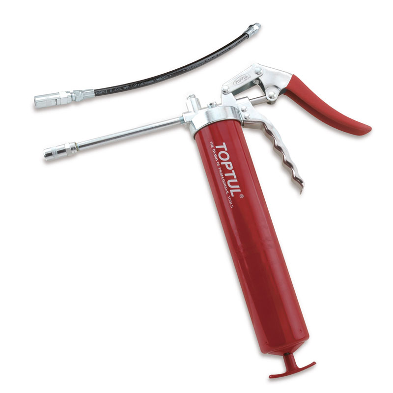 Pistol Grip Short Stroke Grease Gunc/w Rigid and flexi hoses