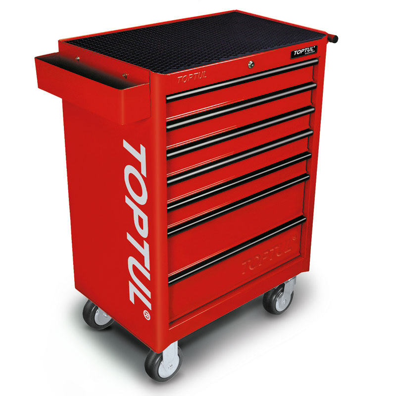 7 Drawer Mobile Tool Trolley (red)